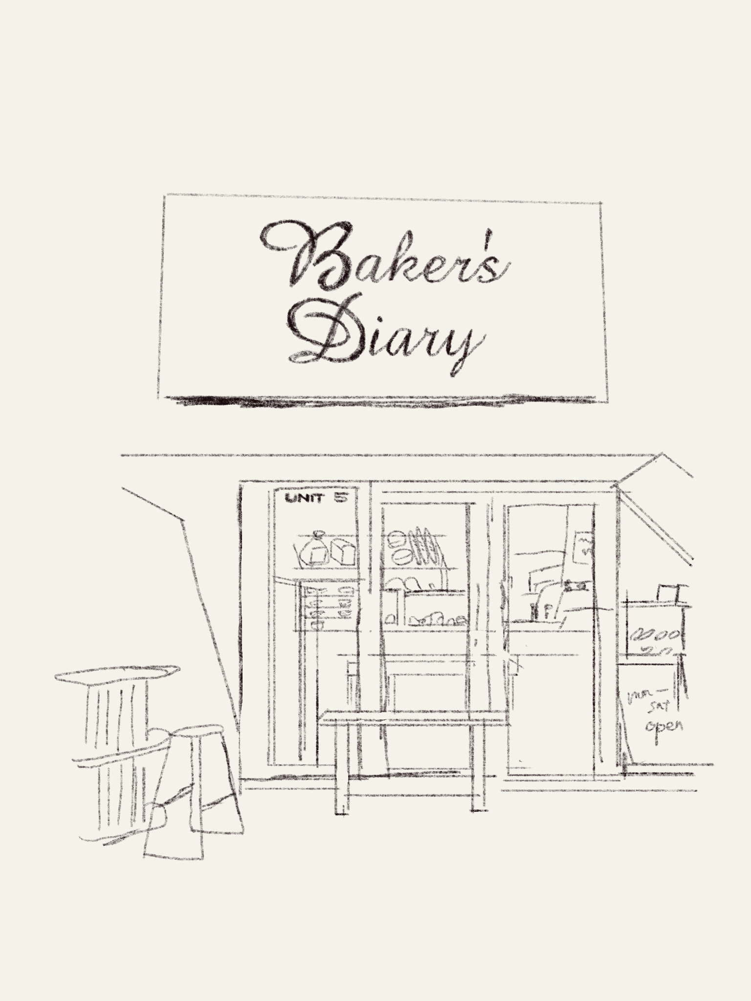 Bakery's Diary illustration