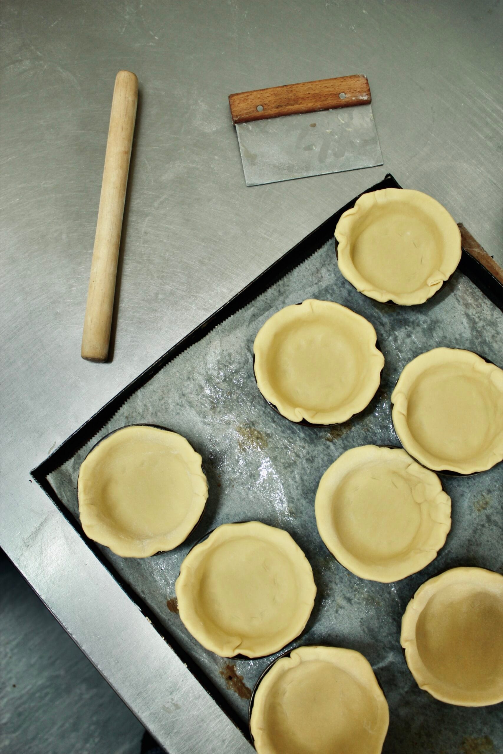 Bakery photo pie making