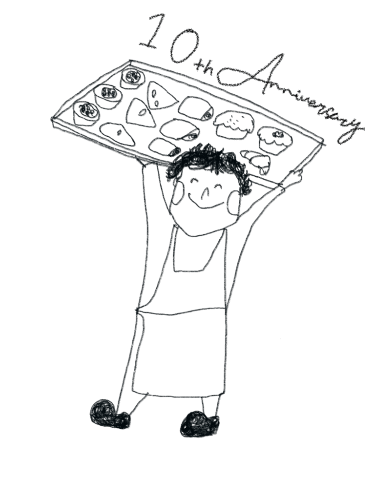 Baker's Diary Baker Illustration